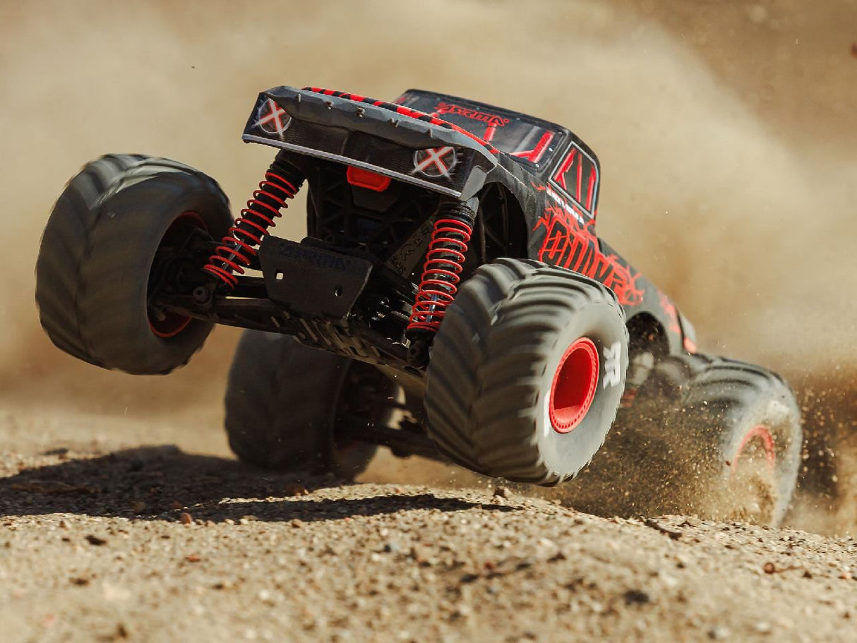 Arrma 1/16 Quake Grom 4X4 Rtr Monster Truck Red
