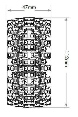 Jetko Ex Belted Sc Tyre Wastland Black Wheel 12-14-17Mm Hex (2)
