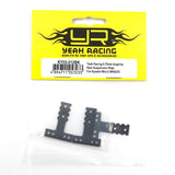Yeah Racing 0.75Mm Graphite Rear Suspension T-Plate For Kyosho Mini-Z Mr03 Mr04 mm