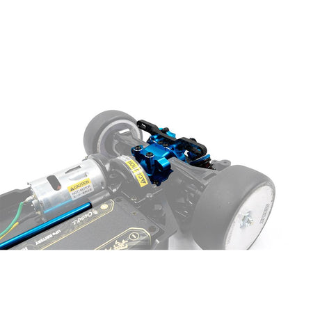 Yeah Racing Aluminium Gearbox Cover w/Carbon Damper Mount for Tamiya TT02