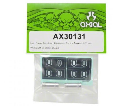 Axial Icon Clear Anodized Aluminum Shock Reservoir (2pcs)