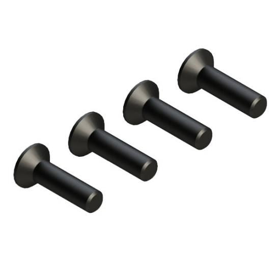 ARRMA Flt Head Hex Machine Screw 4x15mm 4x4 (4)