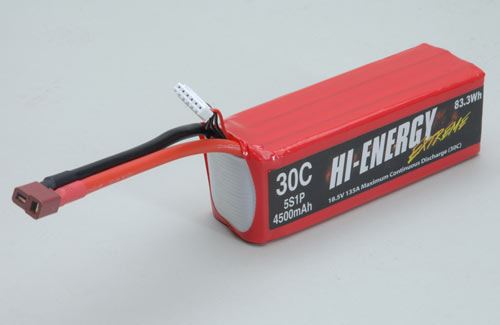 Hi-Energy Extreme 5S 4500mAh 30C li-Po