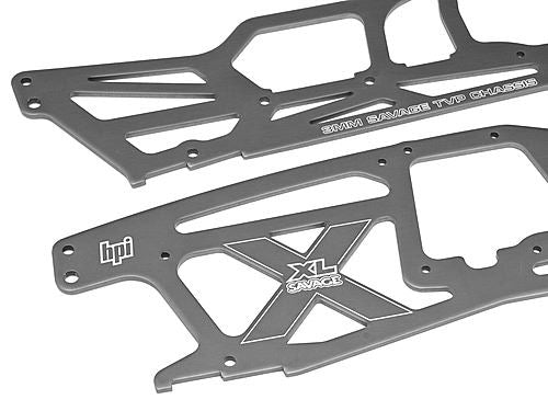 HPI Main Chassis Set (Savage Xl/Gray)