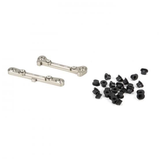 TLR LRC Adj Rear Hinge Pin Brace Set: 8IGHT 8T 4.0