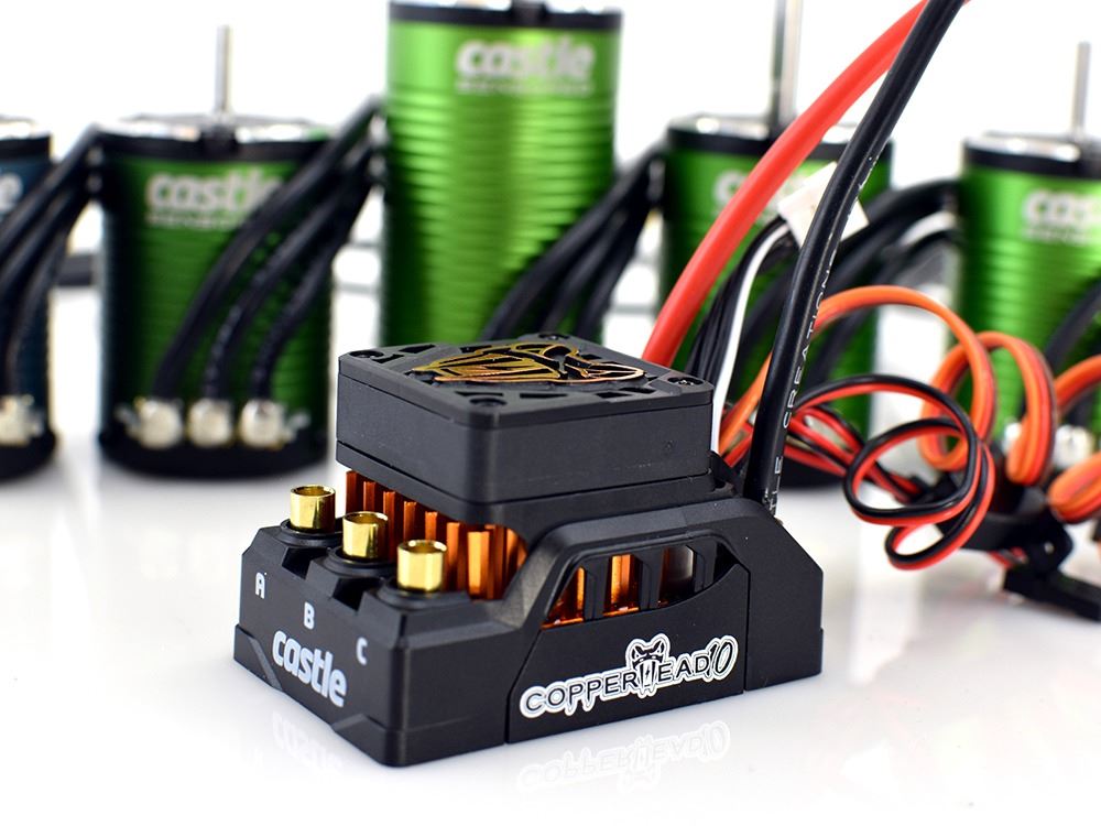 Castle Creations COPPERHEAD 10 1406-1900KV COMBO - Crawler