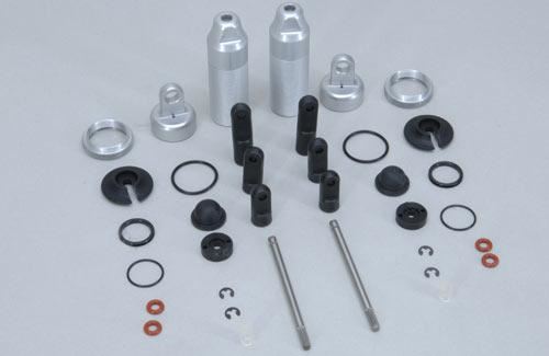 FG Modellsport Alloy shock 08 long, 4mm, 2pcs.