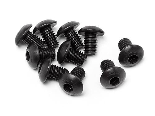 HPI Button Head Screw M4X6mm (Hex Socket/10Pcs)