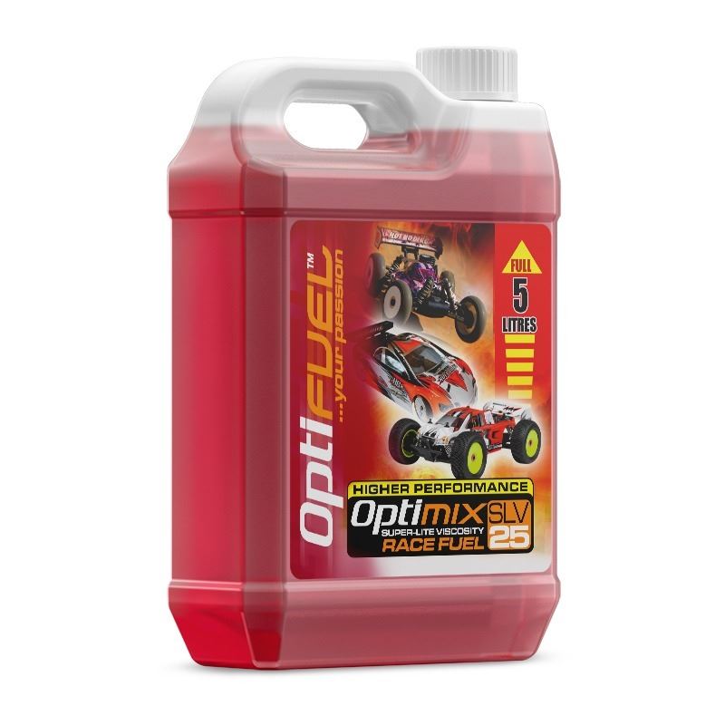 Optifuel Optimix Race 25% Nitro Car Fuel 5 Litres