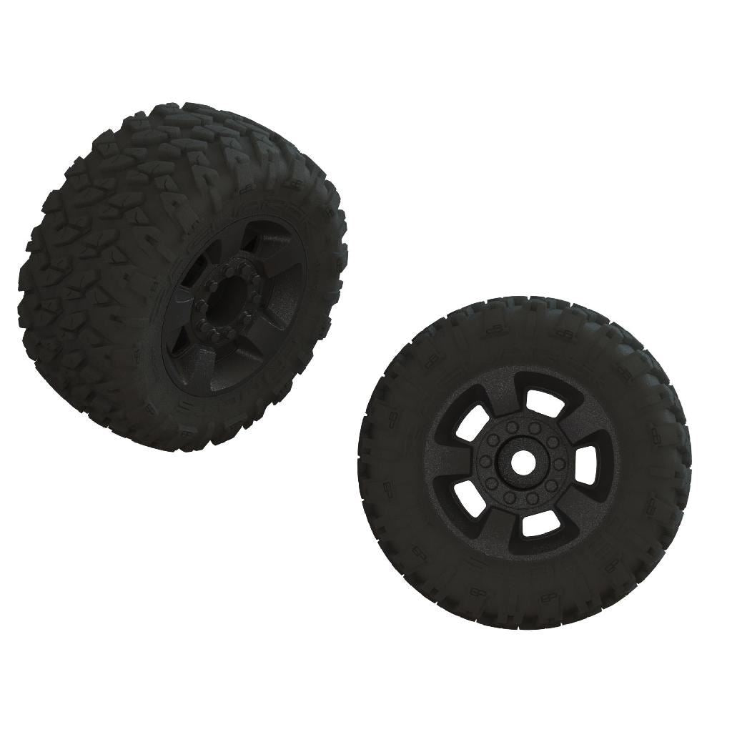 Arrma dBoots RAGNAROK Pre-mounted Tire Set (2)