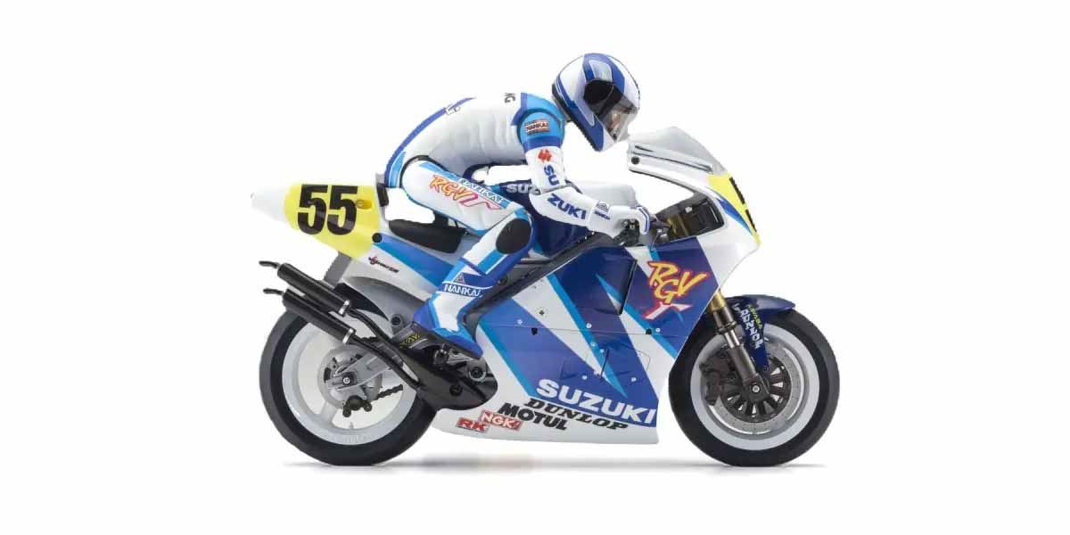 Kyosho Moto Hanging On Racer S.R.T. Suzuki Rgv 1992 1:8 Kit