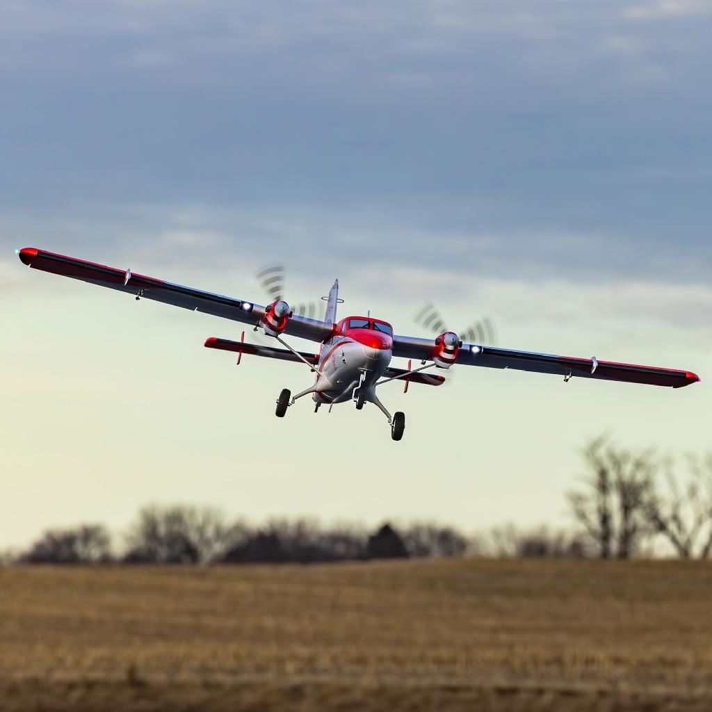 E Flite Dhc-6 Twin Otter 1.4M Bnf Basic With As3X+ And Safe Select