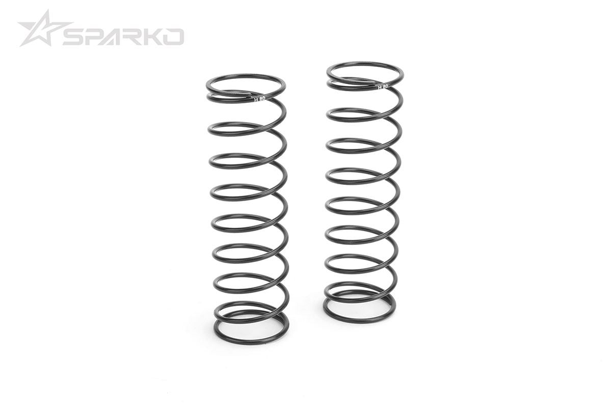 Sparko F8 Shock Spring For Rear Hard L=80Mm (2Pcs)