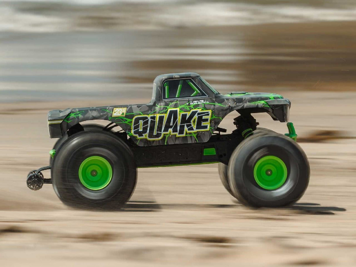Arrma 1/10 Quake 223S Dsc 2Wd Rtr Brushless Monster Truck, Green