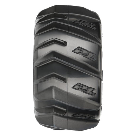 Proline 1/10 Dumont Front/Rear 2.8In Mt Tires Mounted 12mm Blk Raid (