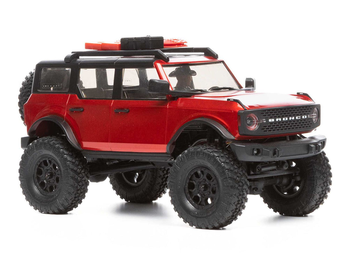 Axial 1/24 SCX24 2021 Ford Bronco 4WD Truck Brushed RTR, Red
