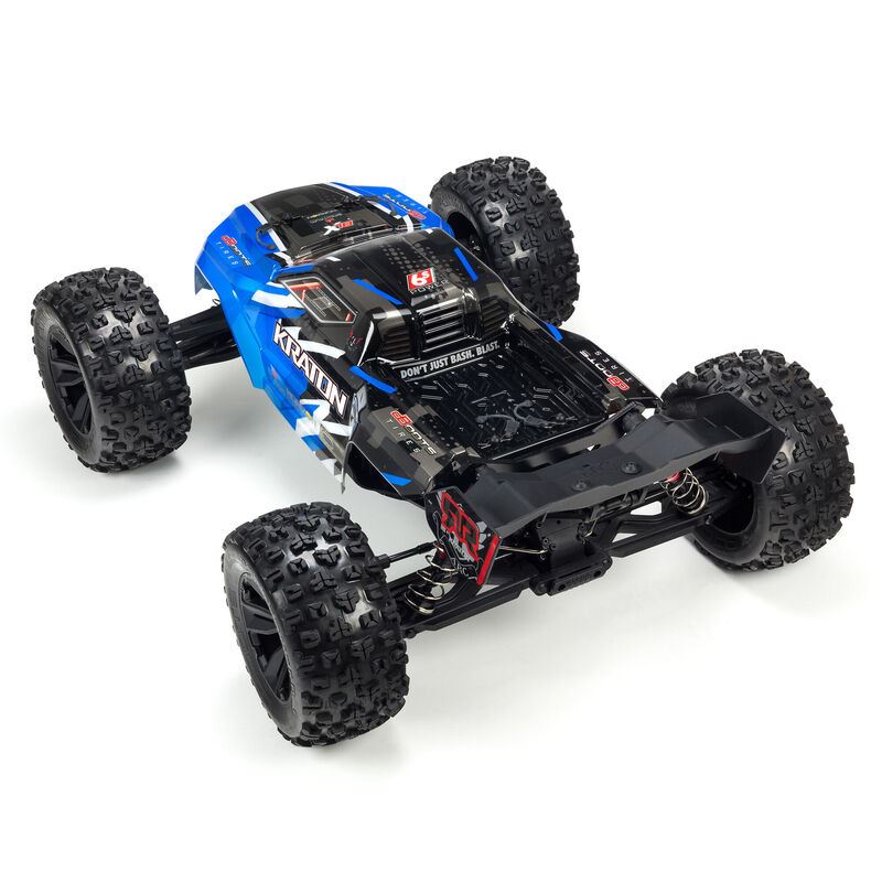 Arrma Kraton V5 6S 4WD BLX 1/8 Blue Monster Truck with Spektrum Firma - ARA8608V5T2