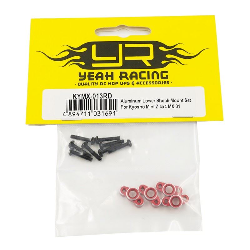 Yeah Racing Aluminum Lower Shock Mount Set For Kyosho Mini-Z 4x4 MX-01