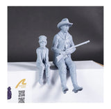 Artesania Set Of 4 Wild West 1/12 Stagecoach Figures For Al20345