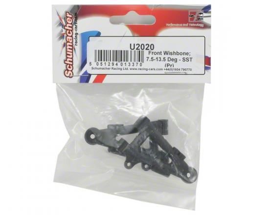 Schumacher Front Wishbone; 7.5-13.5deg - SST (pr)