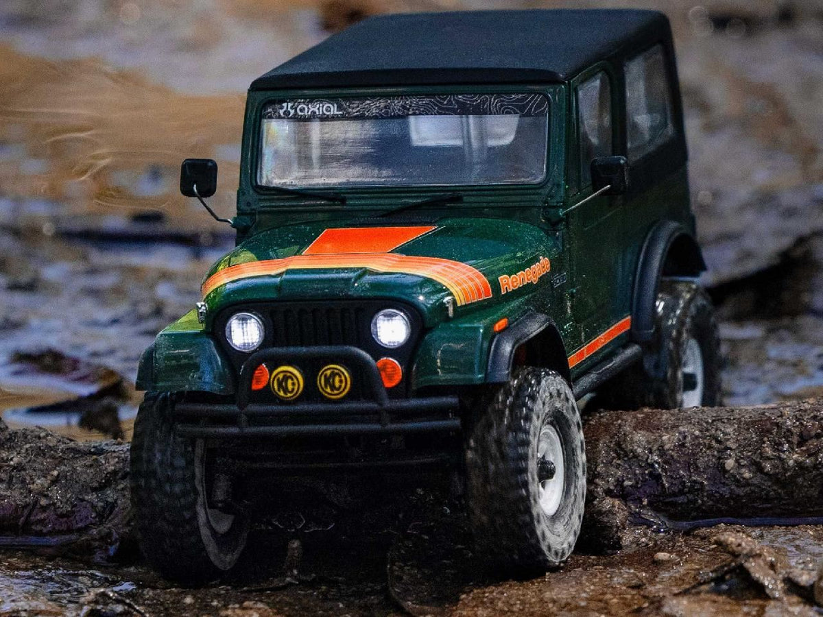 Axial 1/30 Scx30 Jeep Cj-7 Renegade 4X4 Rtr, Green