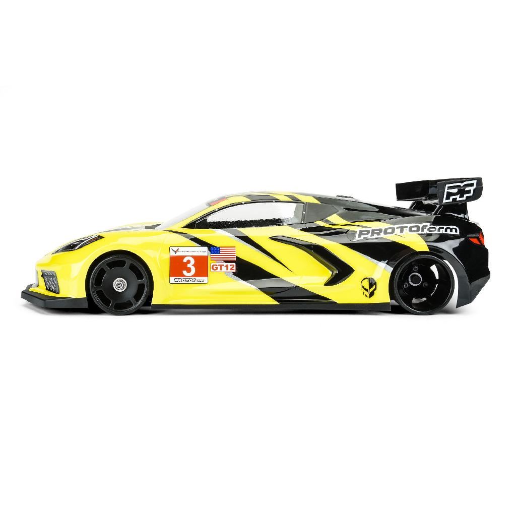 PRM 1/12 Chevrolet Corvette C8 Clear Body: GT12