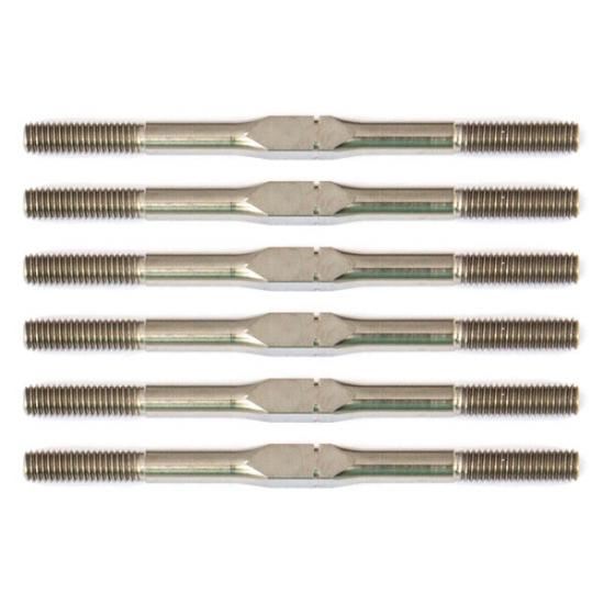 ASSOCIATED FT TITANIUM TURNBUCKLE SET 3X48MM RC10B6.1