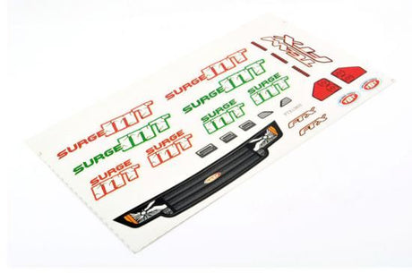 FTX SURGE MONSTER TRUCK DECAL SHEET