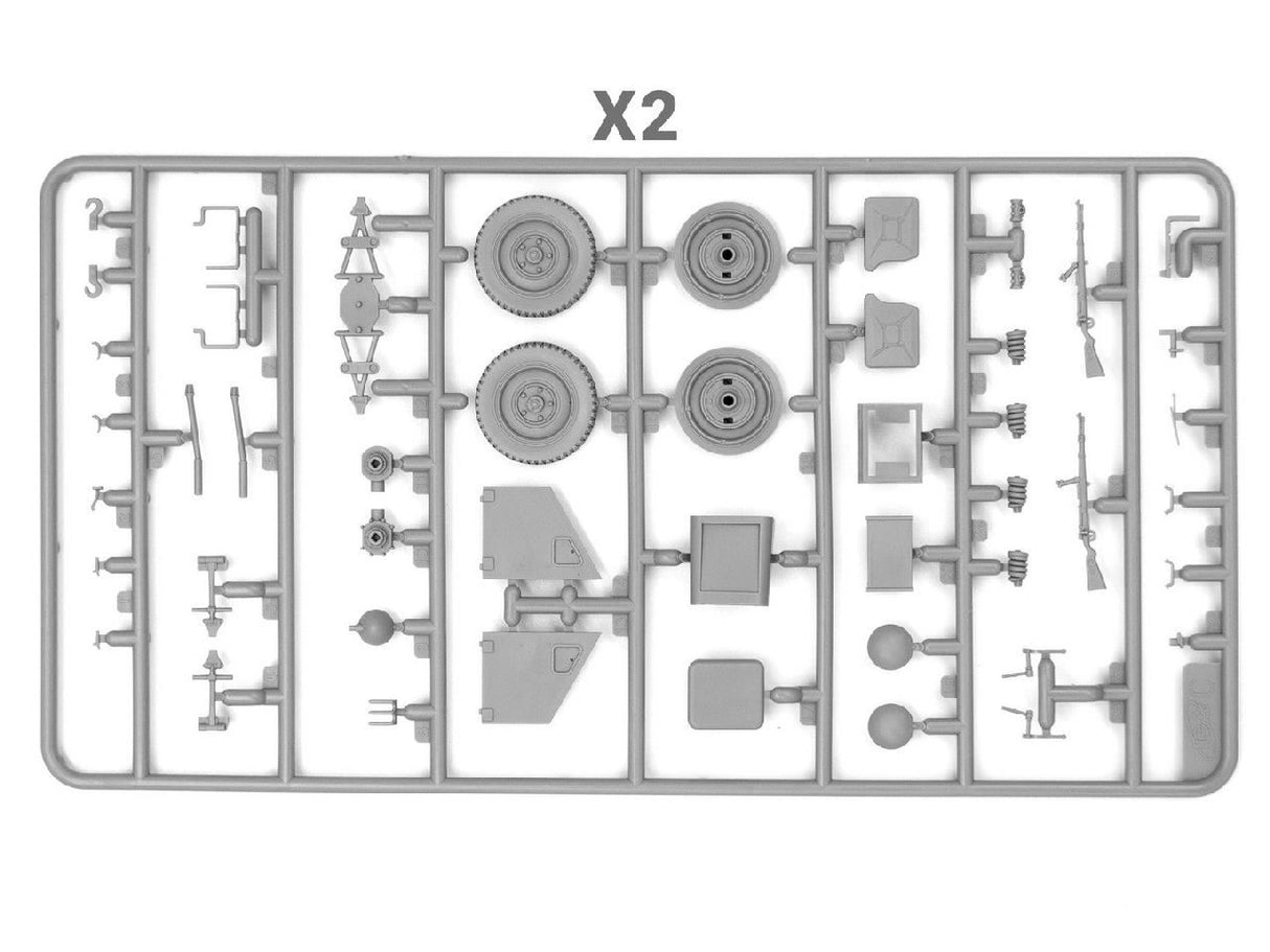 Icm Vehicles Of The Dak, German Wwii Afrika Korps (Set Of 3)