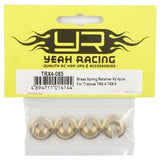 Yeah Racing Brass Spring Retainer V2 4pcs For Traxxas TRX-4 TRX-6