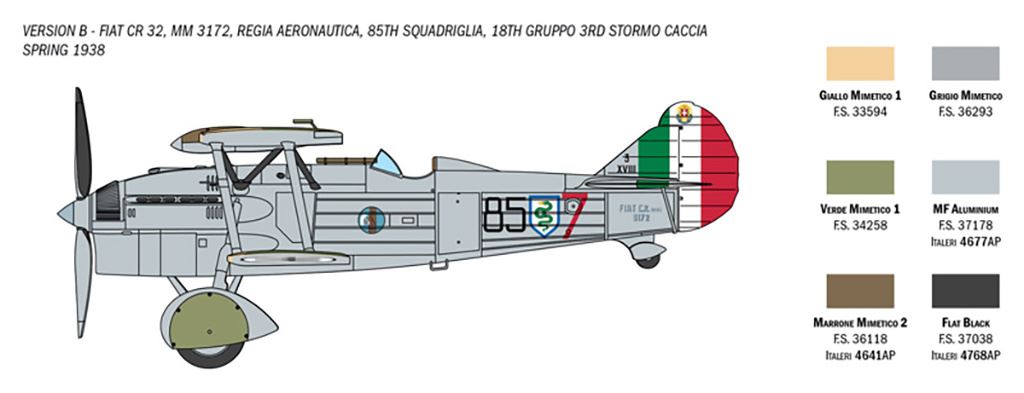 Italeri Fiat CR 32 Freccia