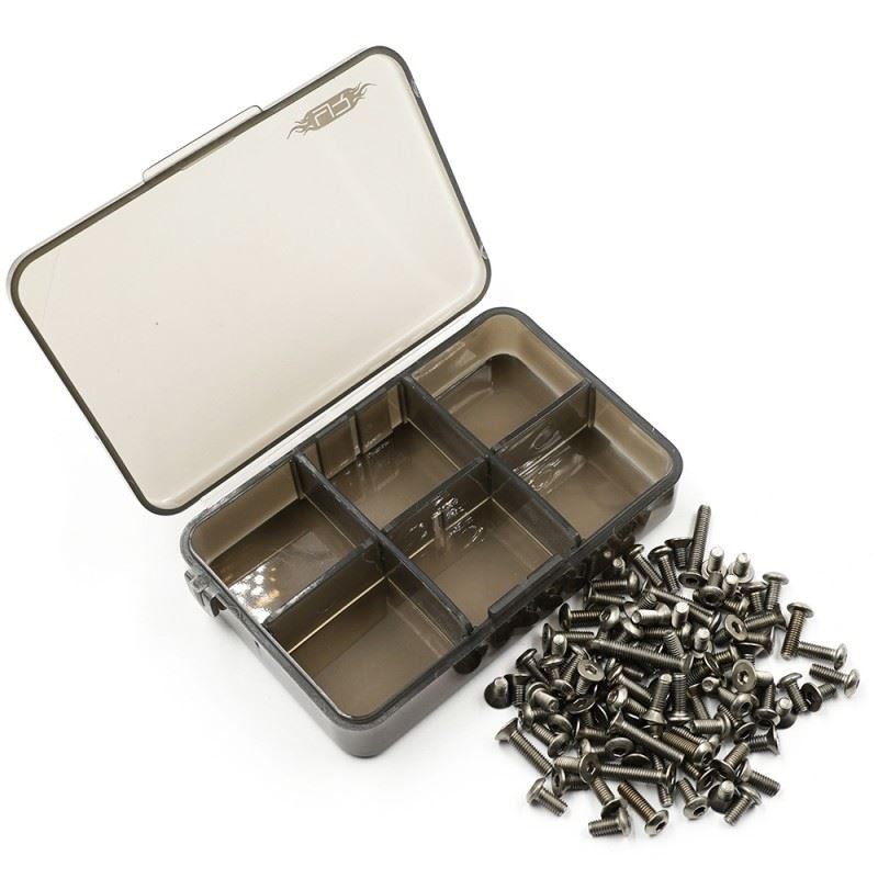 Yeah Racing Titanium Screw Assorted Set w/Box For Yokomo BD11