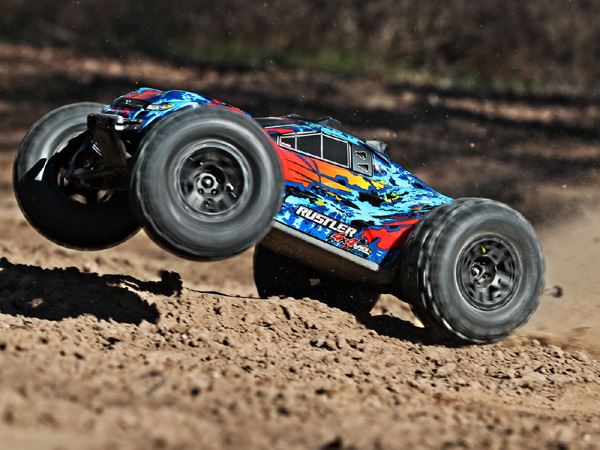 Traxxas Sledgehammer Tyres Mounted on Black Wheels with Foam Inserts (2pcs) (TSM Rated)