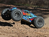 Traxxas Sledgehammer Tyres Mounted on Black Wheels with Foam Inserts (2pcs) (TSM Rated)