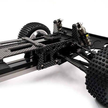 Yeah Racing Graphite Front Chassis Brace Plate Set For Kyosho Optima Pro