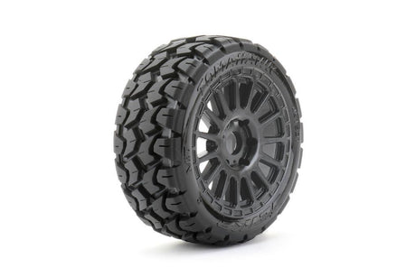 Jetko Ex Tomahawk 1:8 Rallye Belted Tyre Black Wheels 17Mm Hex (2)