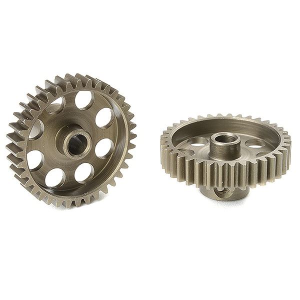 Corally 48 Dp Pinion Short Hardened Steel 36 Teeth Shaft Dia. 3.17mm