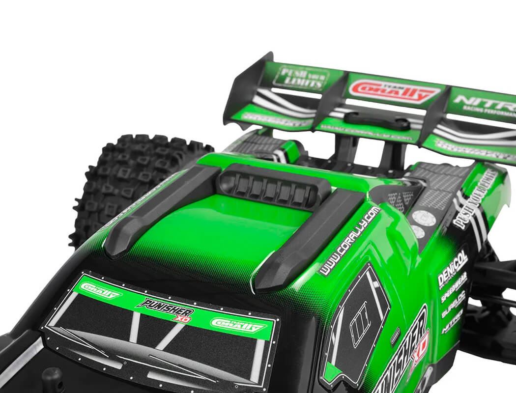 Corally Punisher Xd Rtr Truck - Green