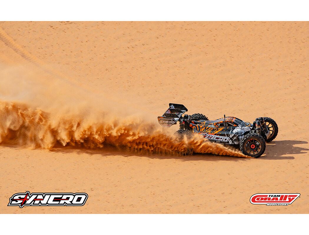 Corally Syncro-2 1/8 Brushless 3-4S Basher Buggy Rtr - Orange