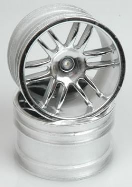 Schumacher Chrome Wheel; 12 Spoke - Havoc (pr)