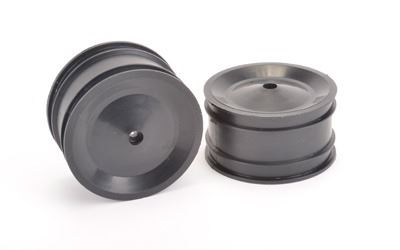 Schumacher Rear Wheel Black (pr) - CAT XLS