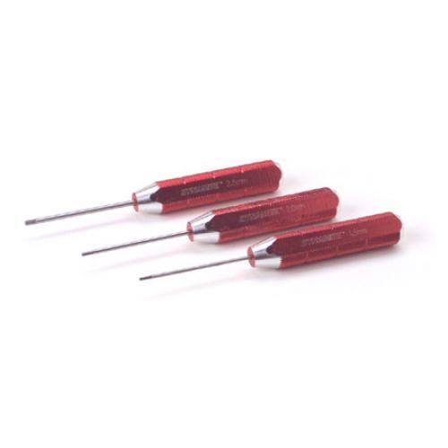 DYN Machined Hex Driver Metric Set, Red