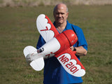 E Flite Gee Bee R-2 1.0M Bnf Basic With As3X+ And Safe Select
