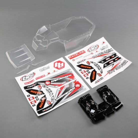 Losi Body Set, Clear: SuperRockRey (Losi250035)