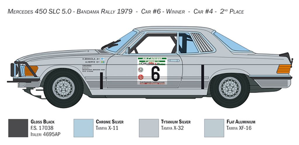 Italeri Mercedes 450 SL