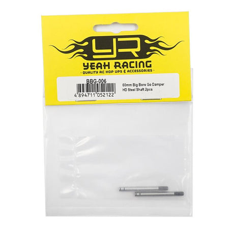 Yeah Racing 60mm Big Bore Go Damper HD Steel Shaft 2pcs