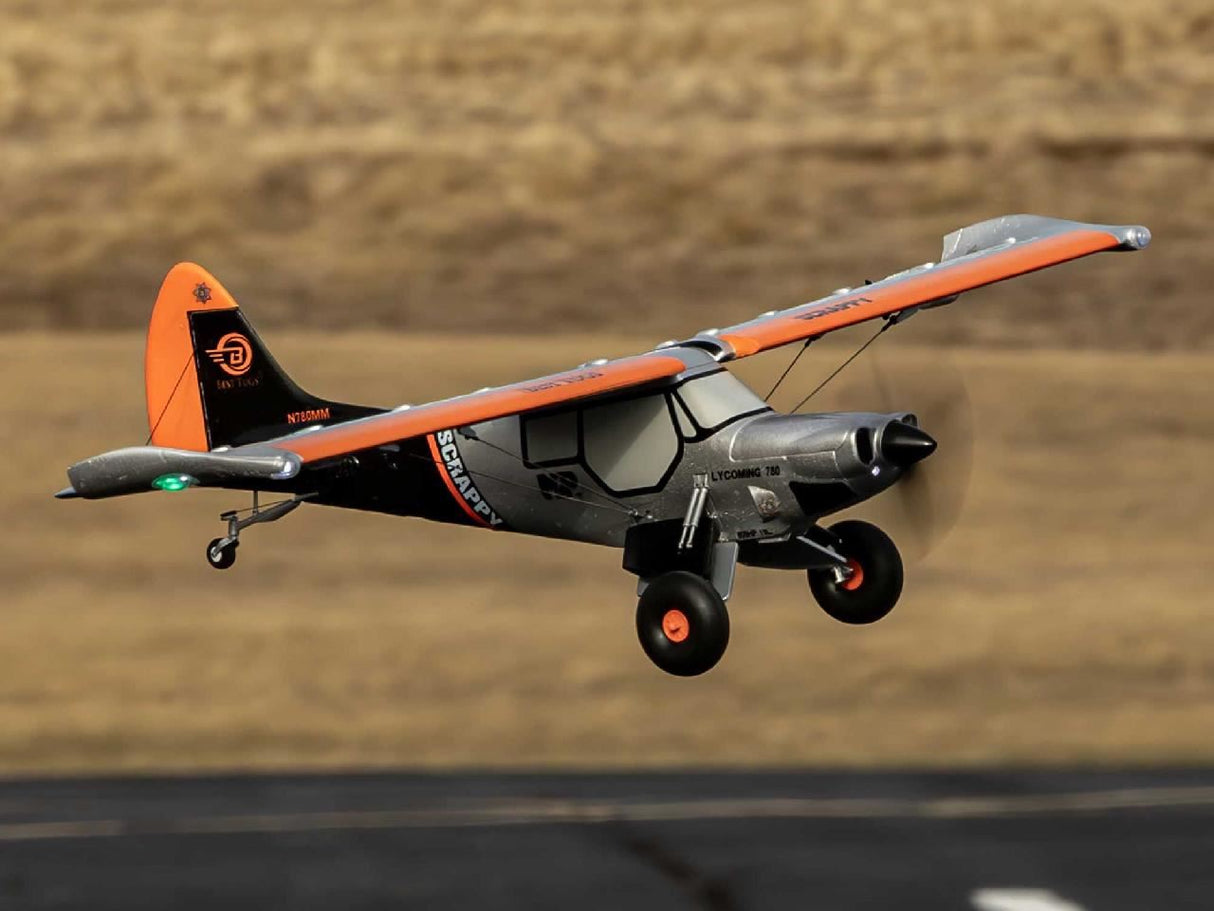 E Flite Micro Scrappy 800Mm Bnf Basic With As3X And Safe Select