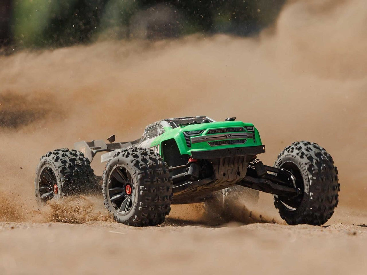 Arrma 1/10 Kraton 4x4 4S BLX Centre Diff Speed MT (Green)