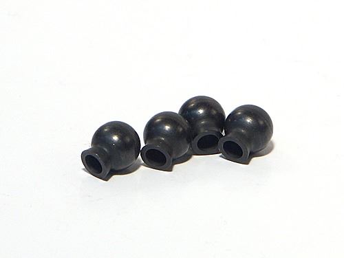 HPI Ball 6.8X7.3X3mm (Black/4Pcs)