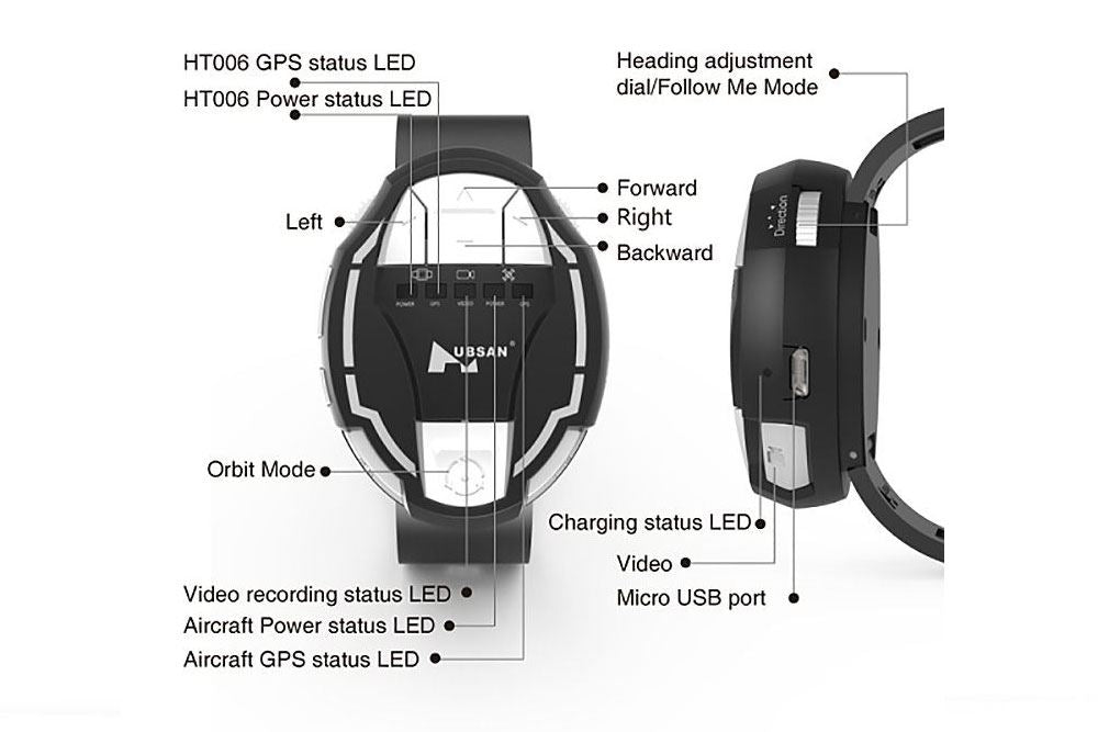 HUBSAN GPS CONTROLLER WATCH